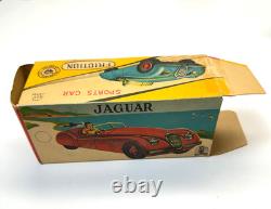 Vintage SSS Japan Jaguar S-1017 Friction Sports Car Empty Toy Box Only Original