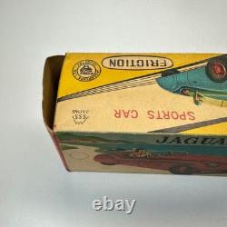 Vintage SSS Japan Jaguar S-1017 Friction Sports Car Empty Toy Box Only Original