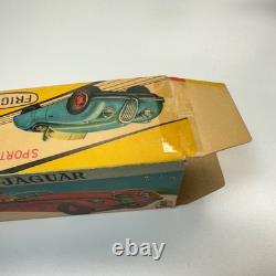 Vintage SSS Japan Jaguar S-1017 Friction Sports Car Empty Toy Box Only Original