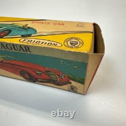 Vintage SSS Japan Jaguar S-1017 Friction Sports Car Empty Toy Box Only Original