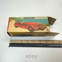 Vintage SSS Japan Jaguar S-1017 Friction Sports Car Empty Toy Box Only Original