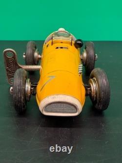 Vintage Schuco 1070 Grand Prix Racer No. 7 Wind-Up Car Tin Toy Germany with Key Vintage Schuco 1070 Grand Prix Racer No. 7 Wind-Up Car Tin Toy Germany with Key