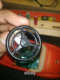Vintage Schuco 2095 Mercedes Benz Fernlenk Wind Up Tinplate Toy Car Germany Box