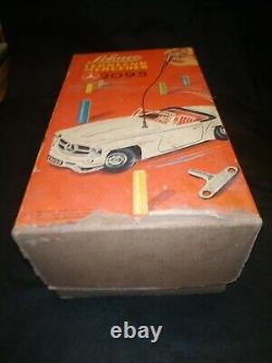 Vintage Schuco 2095 Mercedes Benz Fernlenk Wind Up Tinplate Toy Car Germany Box
