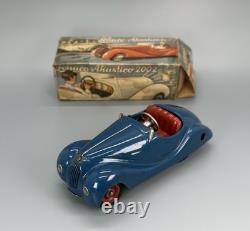Vintage Schuco Akustico 2002 withOriginal Box / German Clockwork Wind-Up Toy Car