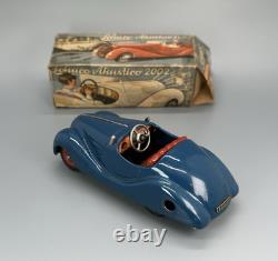 Vintage Schuco Akustico 2002 withOriginal Box / German Clockwork Wind-Up Toy Car