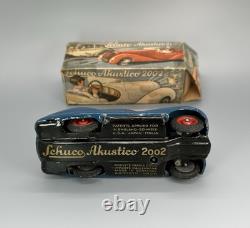 Vintage Schuco Akustico 2002 withOriginal Box / German Clockwork Wind-Up Toy Car