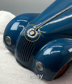 Vintage Schuco Akustico 2002 withOriginal Box / German Clockwork Wind-Up Toy Car