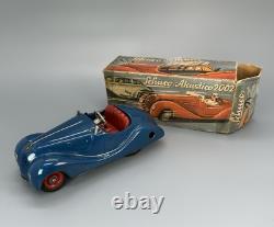 Vintage Schuco Akustico 2002 withOriginal Box / German Clockwork Wind-Up Toy Car