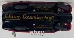 Vintage Schuco Examico 4001 Wind-Up Tin BMW 328 Car Red Works with Key W Germany
