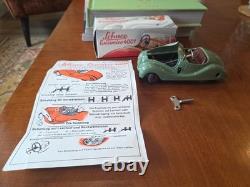 Vintage Schuco Examico 4001 Wind Up Toy Car Original Box Key Instructions W. Germ
