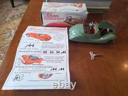 Vintage Schuco Examico 4001 Wind Up Toy Car Original Box Key Instructions W. Germ