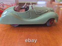 Vintage Schuco Examico 4001 Wind Up Toy Car Original Box Key Instructions W. Germ