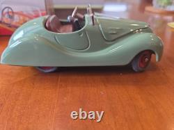 Vintage Schuco Examico 4001 Wind Up Toy Car Original Box Key Instructions W. Germ