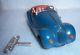 Vintage Schuco Examico 4001 Windup Metal Car Blue Original Works W. Germany 1930