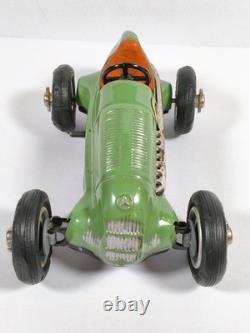 Vintage Schuco Studio 1050 Mercedes Benz Wind Up Race Car U. S. Zone Germany