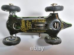 Vintage Schuco Studio 1050 Mercedes Benz Wind Up Race Car U. S. Zone Germany