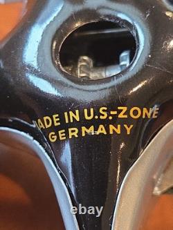 Vintage Schuco Studio 1050 Mercedes Grand Prix Wind Up Tin Toy Car Box Tools etc
