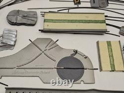 Vintage Schuco Varianto Track Set Springs Tunnel Signs Made In US Zone Germany