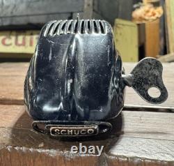 Vintage Schuco Wind Up Toy Car Kommando 2000 US Zone Germany with Key