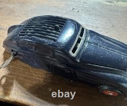 Vintage Schuco Wind Up Toy Car Kommando 2000 US Zone Germany with Key