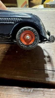 Vintage Schuco Wind Up Toy Car Kommando 2000 US Zone Germany with Key