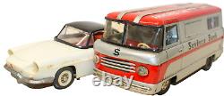 Vintage Set of Arnold Renault Floride and Japanese Savings Bank Toys Cars