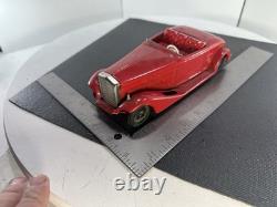 Vintage Sign of Quality 1933 Cadillac Tin Litho Convertible Car Japan 10