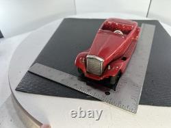 Vintage Sign of Quality 1933 Cadillac Tin Litho Convertible Car Japan 10