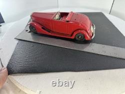 Vintage Sign of Quality 1933 Cadillac Tin Litho Convertible Car Japan 10