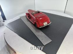 Vintage Sign of Quality 1933 Cadillac Tin Litho Convertible Car Japan 10