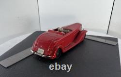 Vintage Sign of Quality 1933 Cadillac Tin Litho Convertible Car Japan 10