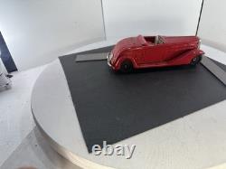 Vintage Sign of Quality 1933 Cadillac Tin Litho Convertible Car Japan 10