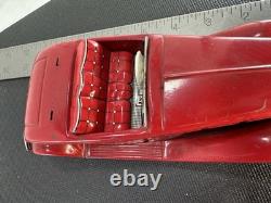 Vintage Sign of Quality 1933 Cadillac Tin Litho Convertible Car Japan 10