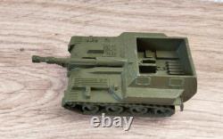 Vintage Soviet Metal Children Toy Military Tank T-54, Amphibia, SAU, Armored car