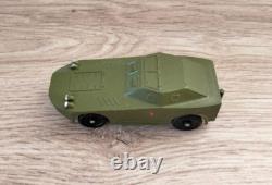 Vintage Soviet Metal Children Toy Military Tank T-54, Amphibia, SAU, Armored car