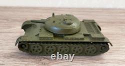 Vintage Soviet Metal Children Toy Military Tank T-54, Amphibia, SAU, Armored car