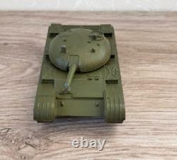 Vintage Soviet Metal Children Toy Military Tank T-54, Amphibia, SAU, Armored car