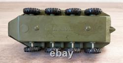 Vintage Soviet Metal Children Toy Military Tank T-54, Amphibia, SAU, Armored car