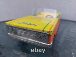 Vintage Soviet Tin Toy Cabrio Car USSR Toy Of 70's