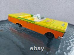 Vintage Soviet Tin Toy Cabrio Car USSR Toy Of 70's