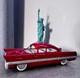 Vintage Soviet Tin Toy Car USSR 1950s 60s Lincoln Futura Style