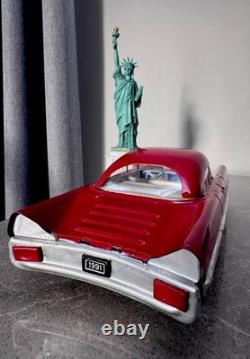 Vintage Soviet Tin Toy Car USSR 1950s 60s Lincoln Futura Style