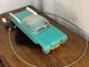 Vintage Soviet USSR Metal Toy Car Teal Green Cadillac-Style 11.5 Working