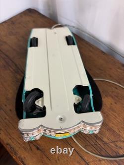 Vintage Soviet USSR Metal Toy Car Teal Green Cadillac-Style 11.5 Working