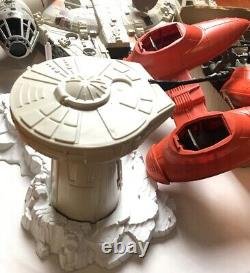 Vintage Star War Toys Millenium Falcon/ Snowspeeder/ Storm IV Twin Cloud Cars +