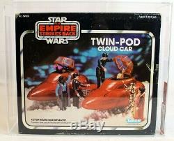 Vintage Star Wars ESB Boxed Twin-Pod Cloud Car Vehicle AFA 70 EX+ #12002312