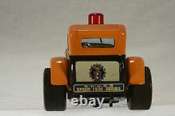 Vintage Taiyo Battery Powered Bump'N Go F. B. I. Godfather Car c1960