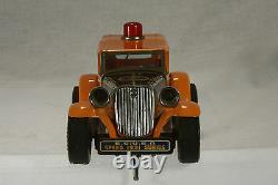 Vintage Taiyo Battery Powered Bump'N Go F. B. I. Godfather Car c1960