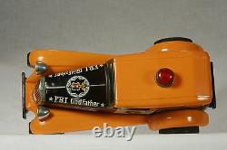 Vintage Taiyo Battery Powered Bump'N Go F. B. I. Godfather Car c1960